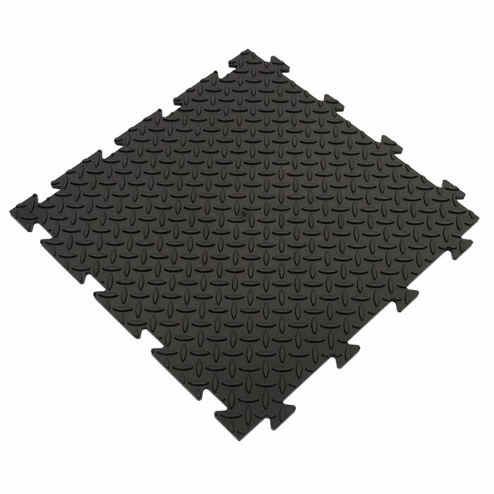 George Tools garage floor tile diamond black