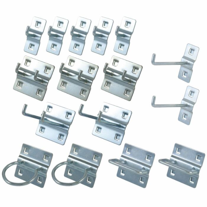 Kraftmeister tool hooks and brackets - set of 16 pieces