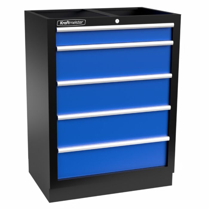 Kraftmeister Standard tool cabinet 5 drawers blue