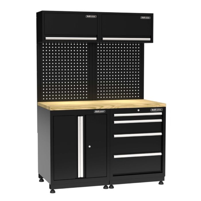 Kraftmeister Pro garage storage system Hobart oak black