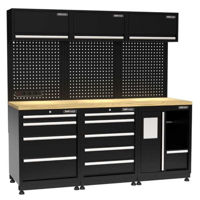 Kraftmeister Pro garage storage system Alice Springs oak black