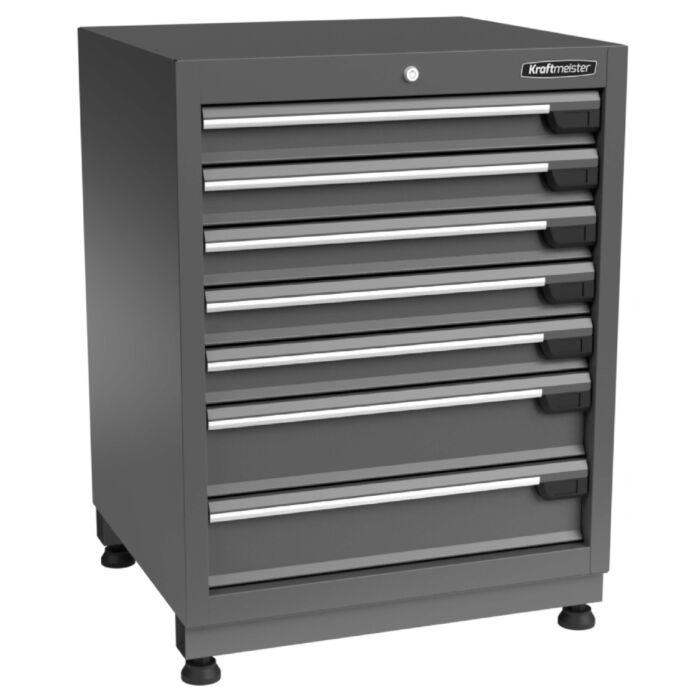 Kraftmeister Premium tool cabinet 7 drawers grey