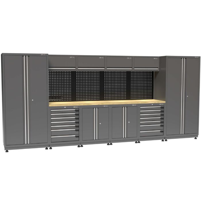 Kraftmeister Premium garage storage system Surrey oak grey