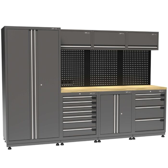 Kraftmeister Premium garage storage system Regina oak grey