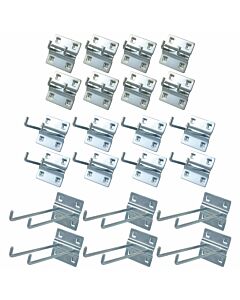 Kraftmeister tool hooks double - set of 22 pieces