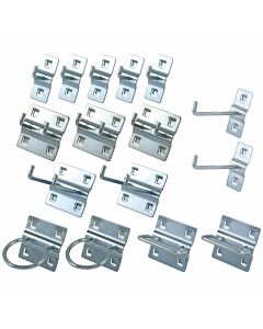 Kraftmeister tool hooks and brackets - set of 16 pieces