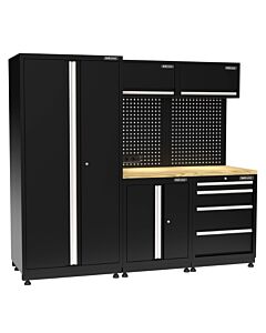 Kraftmeister Pro garage storage system Adelaide oak black