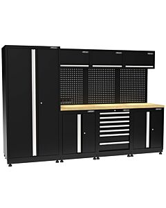 Kraftmeister Pro garage storage system Darwin oak black