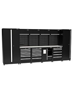 Kraftmeister Pro garage storage system Newcastle stainless steel black