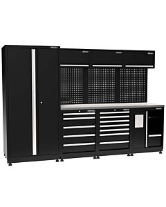 Kraftmeister Pro garage storage system Bendigo stainless steel black