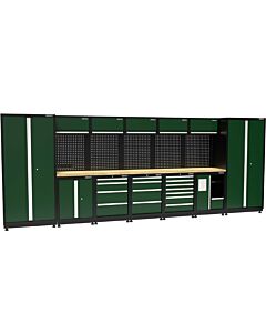 Kraftmeister modular garage system Montreal Nextgen Green