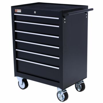 George Tools roller cabinet 6 drawers black