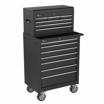 George Tools roller cabinet with tool chest 13 drawers anthracite