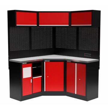 Kraftmeister Standard garage storage system Oregon stainless steel red