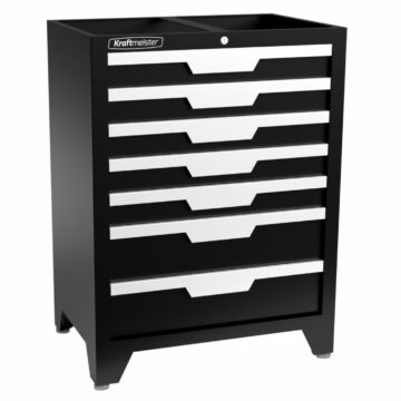 Kraftmeister Standard tool cabinet 7 drawers black