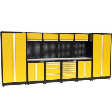 Kraftmeister NextGen Winnipeg stainless steel workstation Yellow