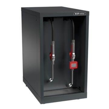 Kraftmeister Expert cabinet with 2 hose reels for liquids anthracite