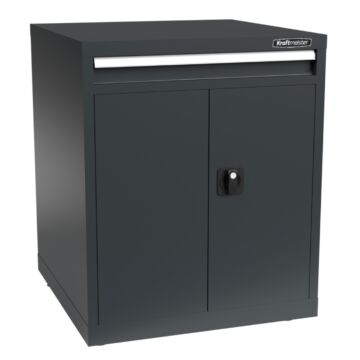 Kraftmeister Expert cabinet for computer with outlet anthracite