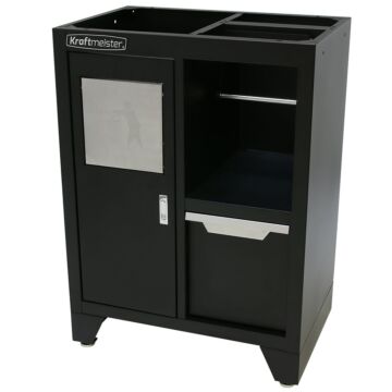 Kraftmeister Standard bin with paper roll holder black