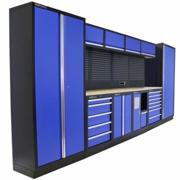 Kraftmeister Standard garage storage system Michigan plywood blue