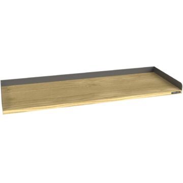 Kraftmeister Pro oak worktop 200 cm with holes and grey edge