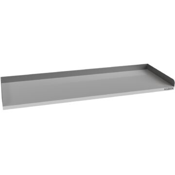 Kraftmeister Pro stainless steel worktop 200 cm with grey edge